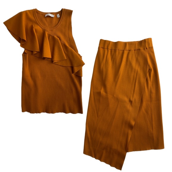 ALC Ribbed Ruffle Tank Top - Picture 2 of 6